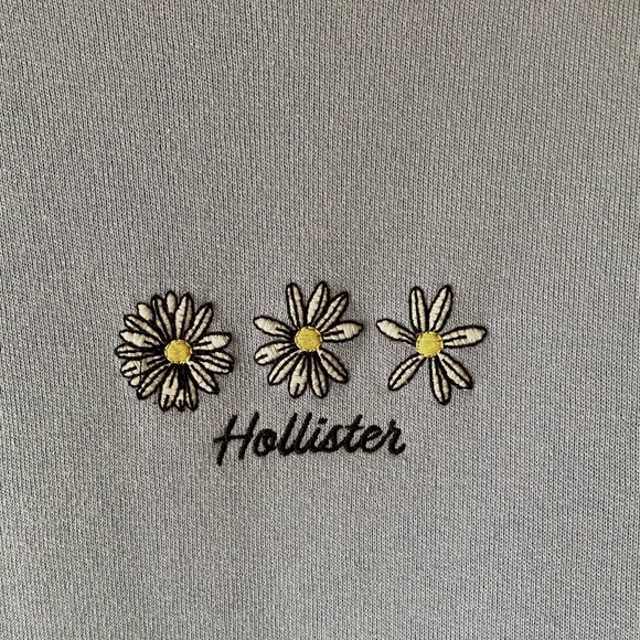 Hollister Daisy Crewneck Crop Sweatshirt - Picture 5 of 7